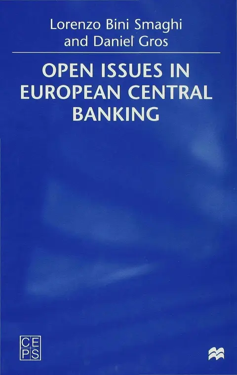 Cover of Open Issues in European Central Banking