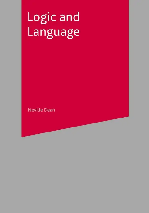 Cover of Logic and Language