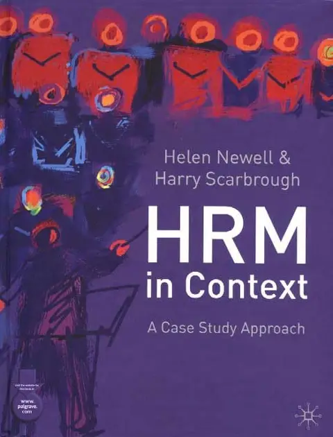 Cover of Human Resource Management in Context