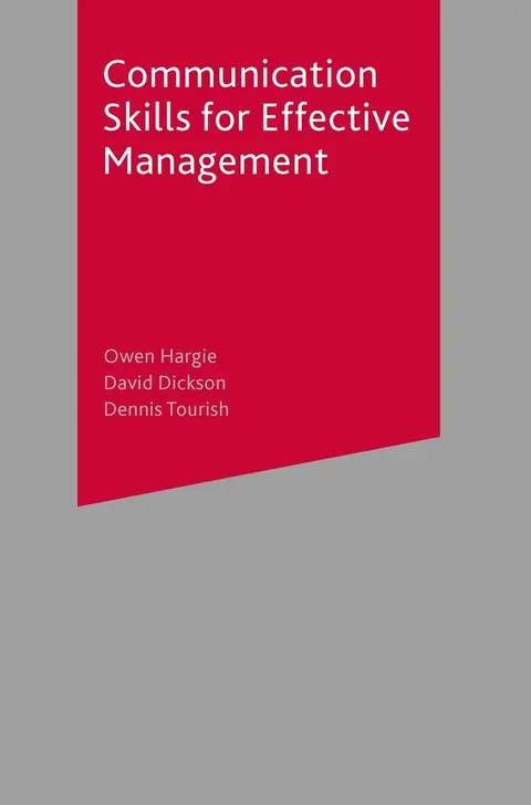 Cover of Communication Skills for Effective Management