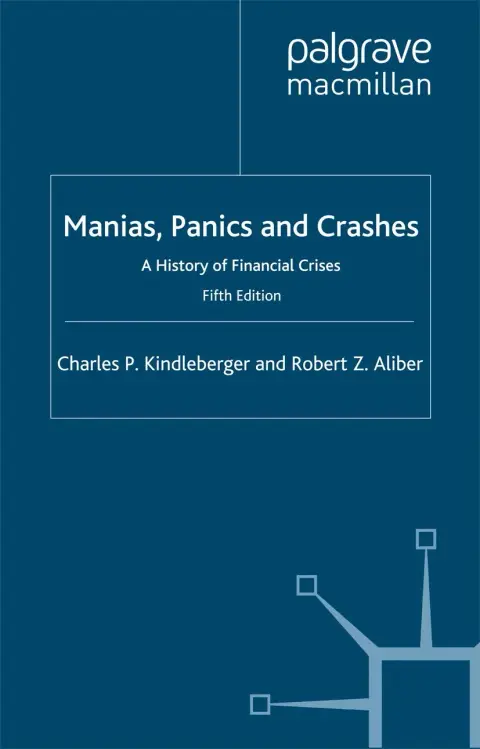 Cover of Manias, Panics and Crashes