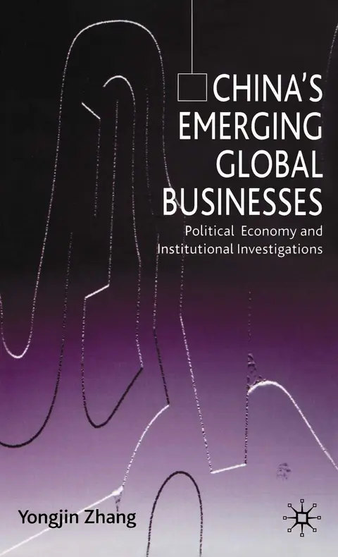 Cover of China's Emerging Global Businesses