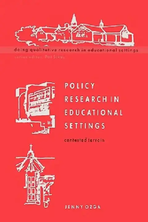 Cover of Policy Research in Educational Settings