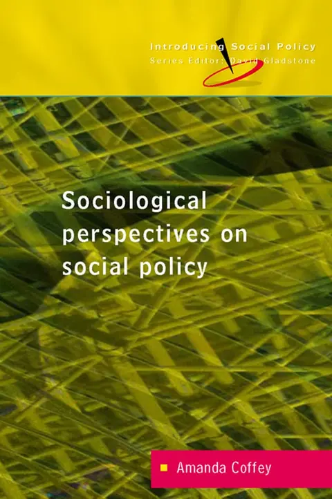Cover of Reconceptualizing Social Policy
