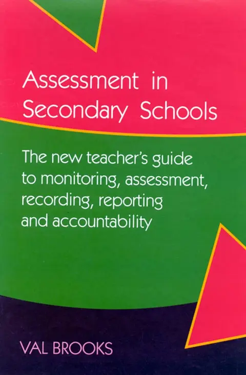 Cover of Assessment in Secondary Schools