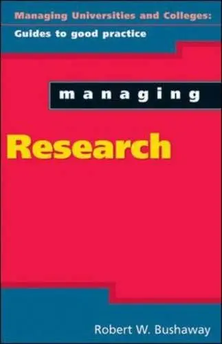 Cover of Managing Research