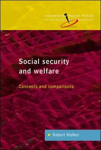 Cover of Social Security and Welfare