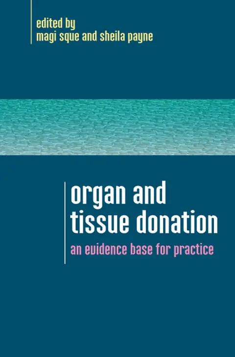 Cover of Organ and Tissue Donation