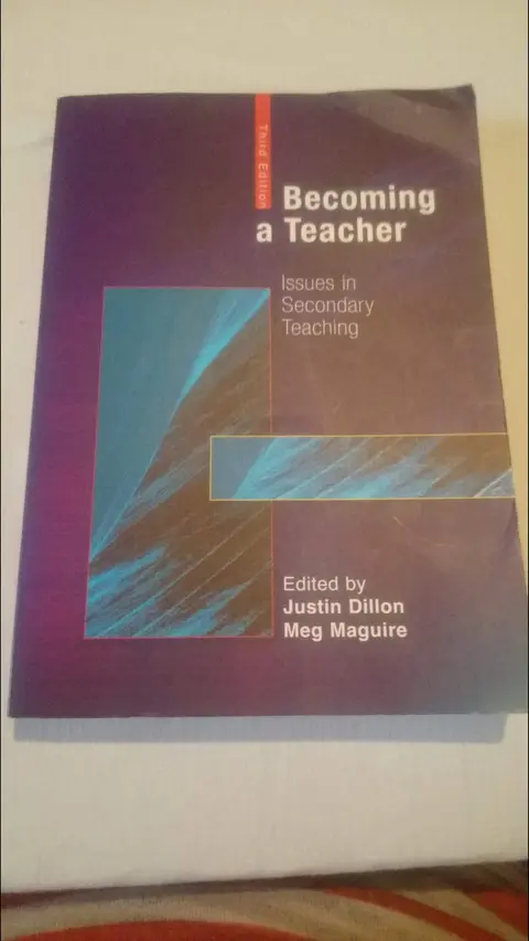 Cover of Becoming a Teacher