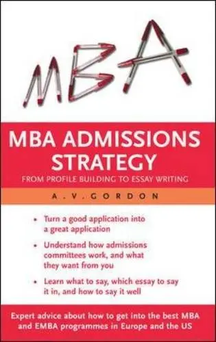 Cover of MBA Admissions Strategy