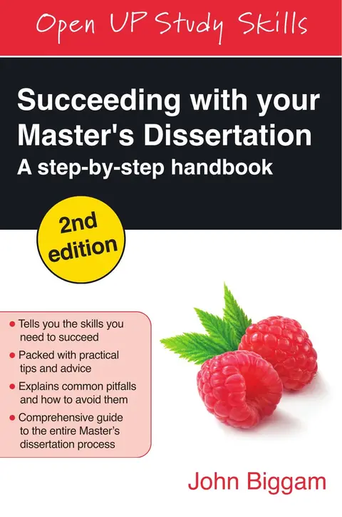 Cover of Succeeding with Your Master's Dissertation