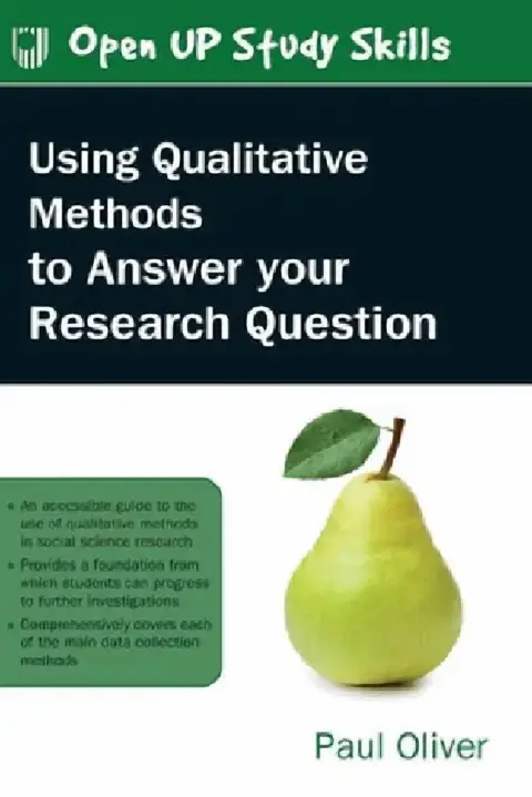 Cover of Using Qualitative Methods to Answer Your Research Question