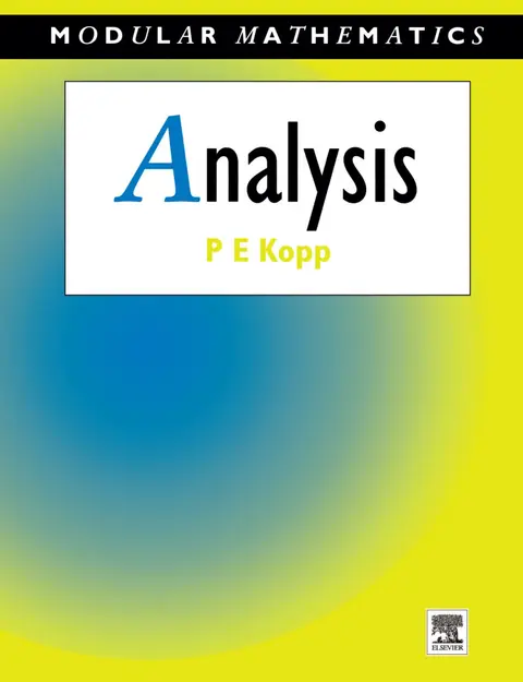 Cover of Analysis
