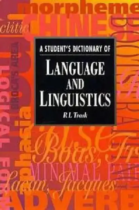 Cover of A Student's Dictionary of Language and Linguistics