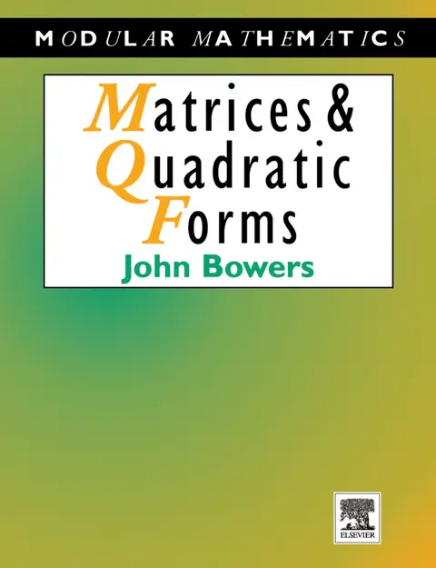 Cover of Matrices and Quadratic Forms