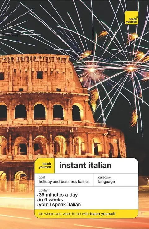 Cover of Teach Yourself Instant Italian - Third Edition (Book)