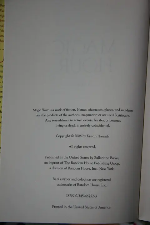Cover of Magic Hour