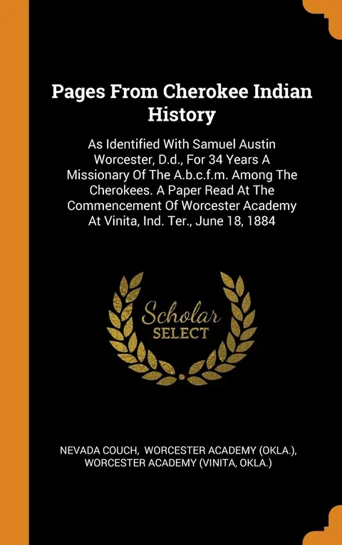 Cover of Pages from Cherokee Indian History