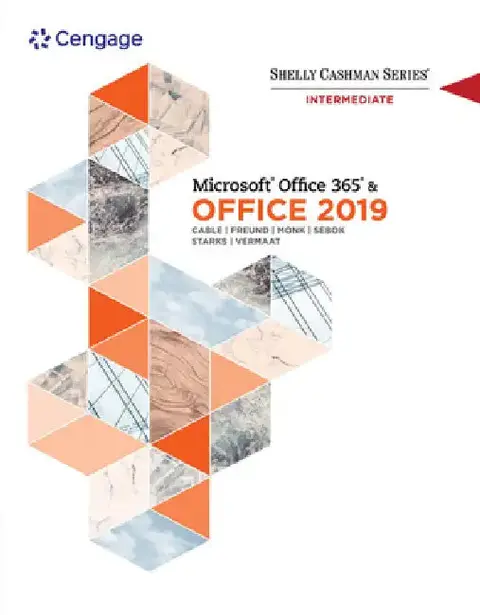 Cover of Shelly Cashman Series Microsoftoffice 365 & Office 2019 Intermediate