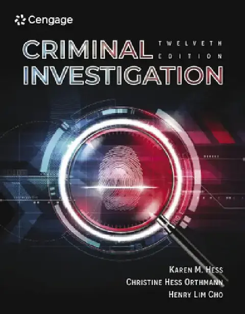 Cover of Criminal Investigation