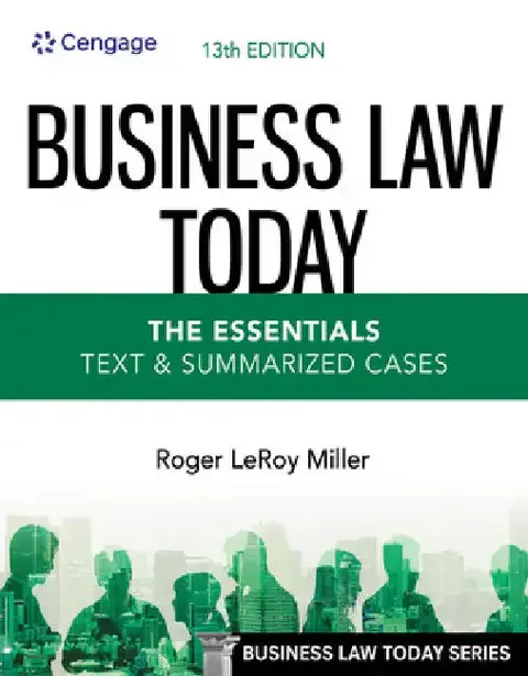 Cover of Business Law Today - The Essentials