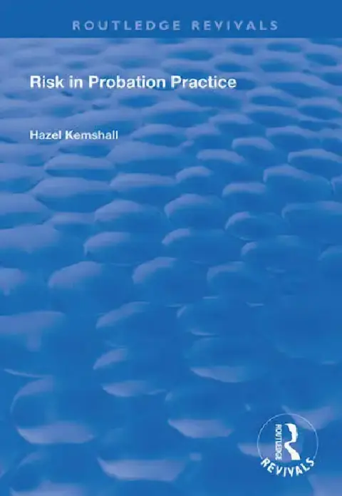 Cover of Risk in Probation Practice