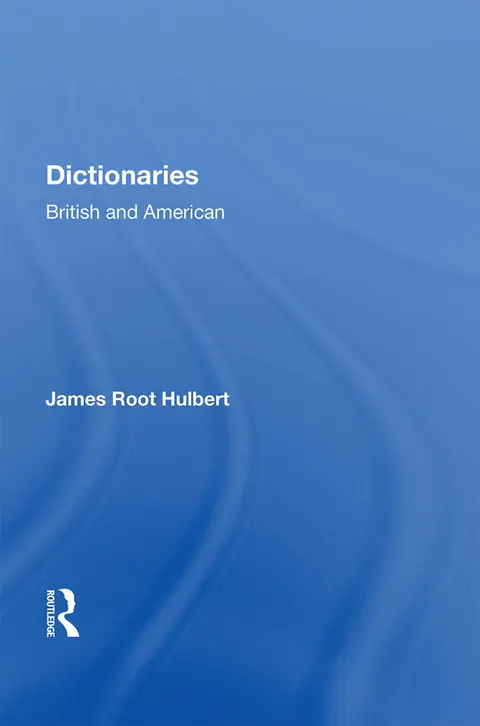 Cover of Dictionaries