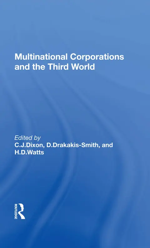 Cover of Multinational Corporations and the Third World