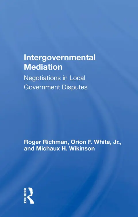Cover of Intergovernmental Mediation