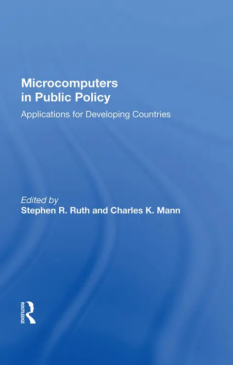 Cover of Microcomputers in Public Policy