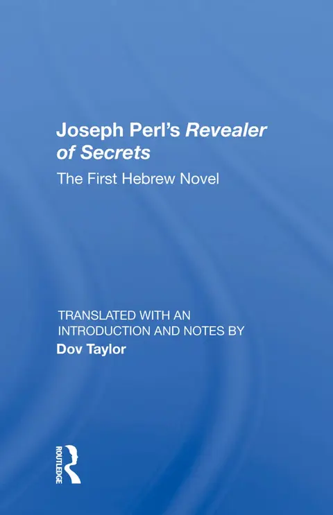 Cover of Joseph Perl’s Revealer of Secrets