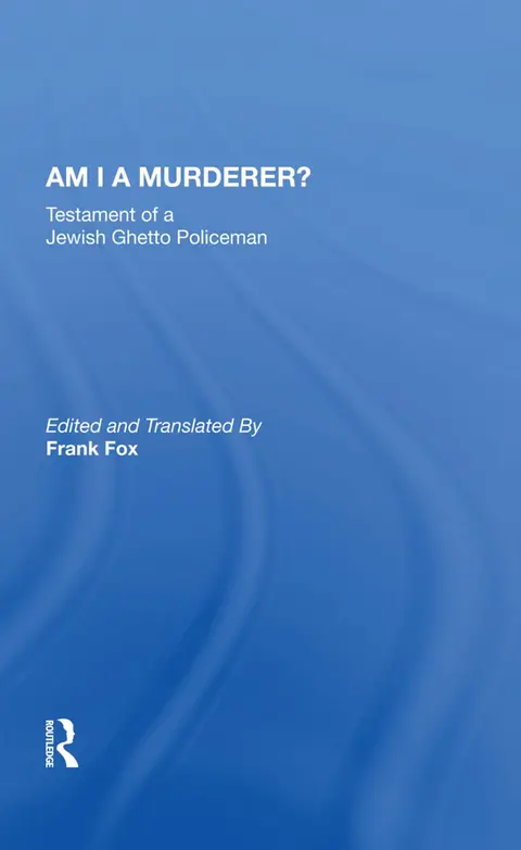 Cover of Am I a Murderer?