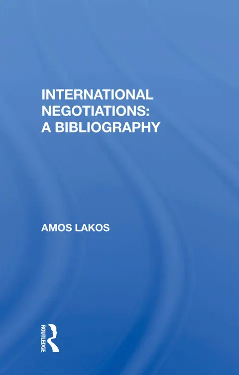 Cover of International Negotiations