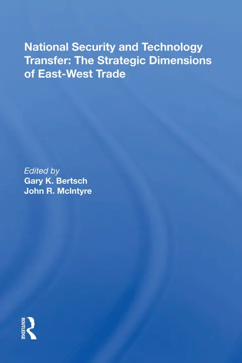 Cover of National Security and Technology Transfer