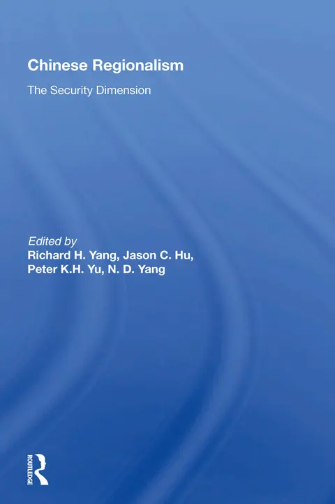 Cover of Chinese Regionalism