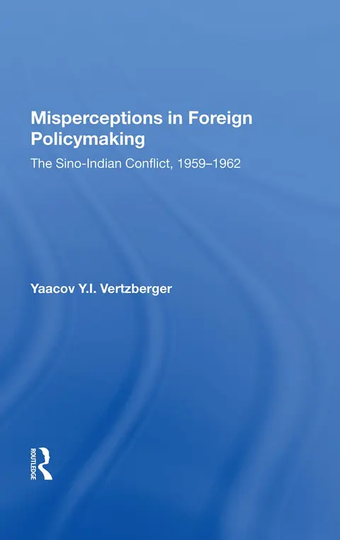 Cover of Misperceptions in Foreign Policymaking