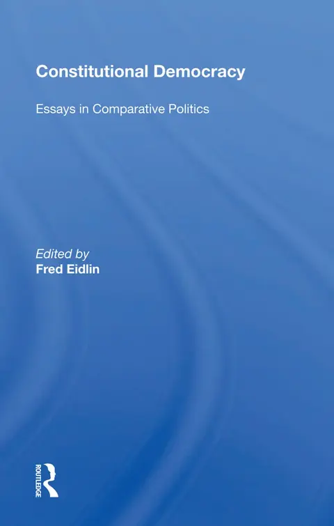 Cover of Constitutional Democracy