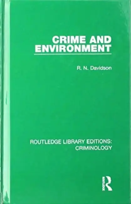 Cover of Crime and Environment
