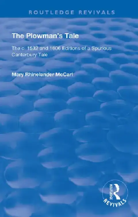 Cover of The Plowman's Tale
