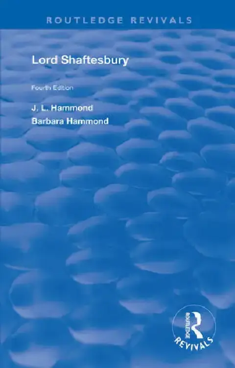 Cover of Lord Shaftesbury