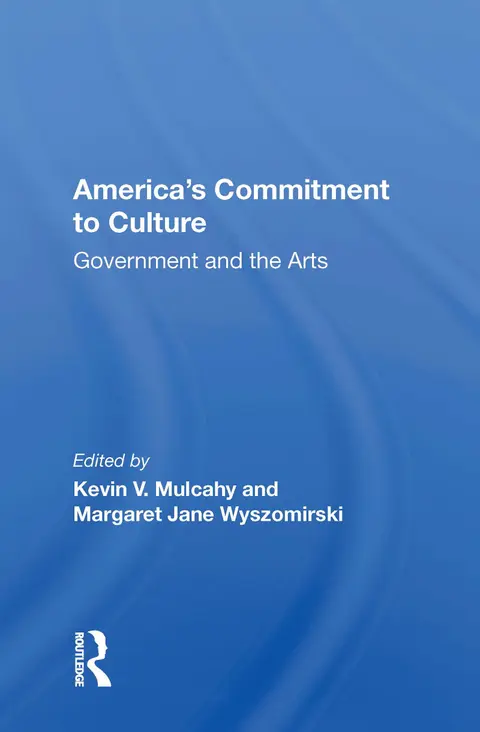 Cover of America's Commitment to Culture