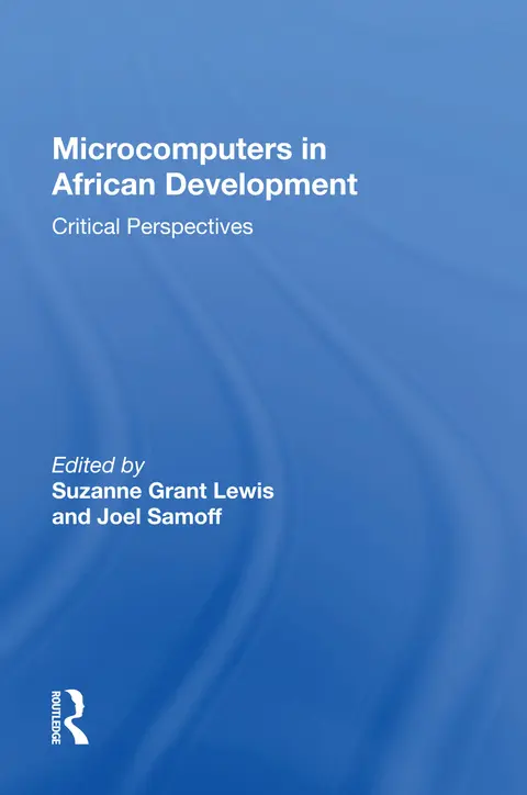 Cover of Microcomputers in African Development