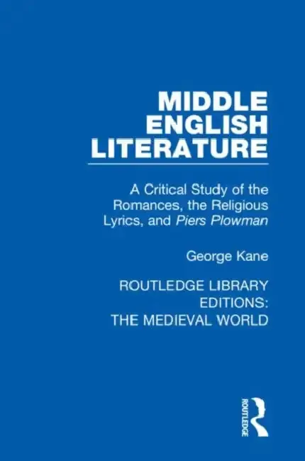 Cover of Middle English Literature
