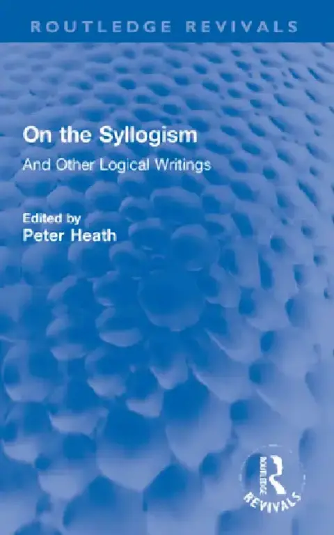 Cover of On the Syllogism