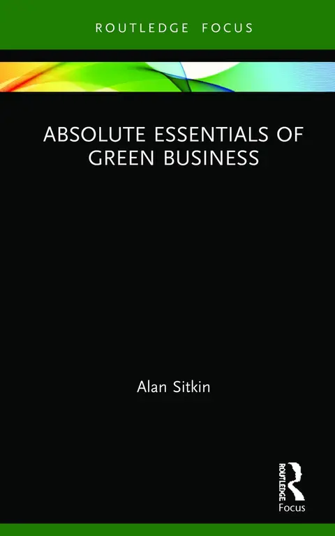 Cover of Absolute Essentials of Green Business