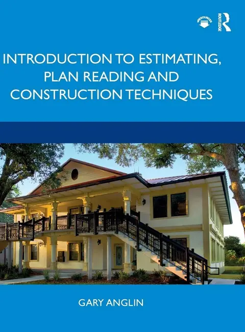 Cover of Introduction to Estimating Plan Reading and Construction Techniques