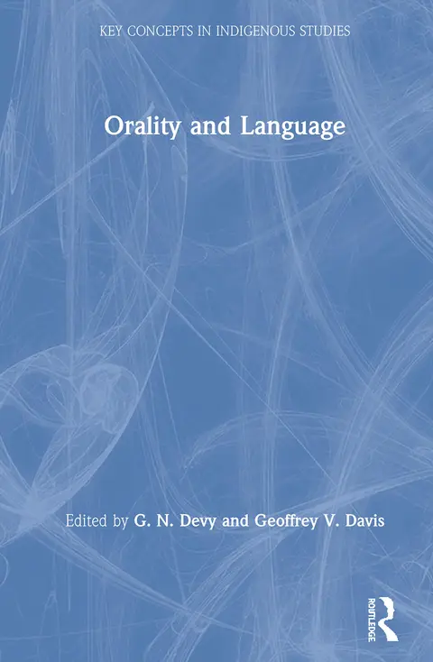 Cover of Orality and Language