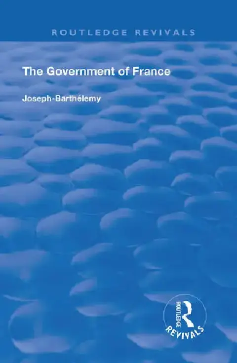 Cover of The Government of France