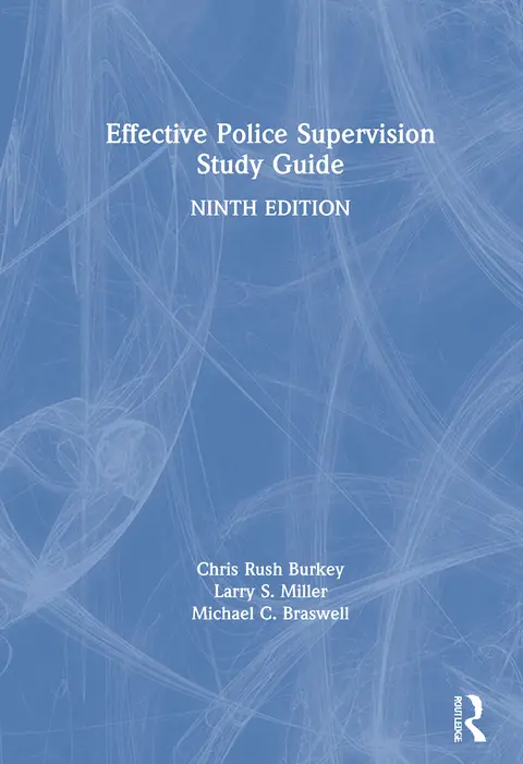 Cover of Effective Police Supervision Study Guide