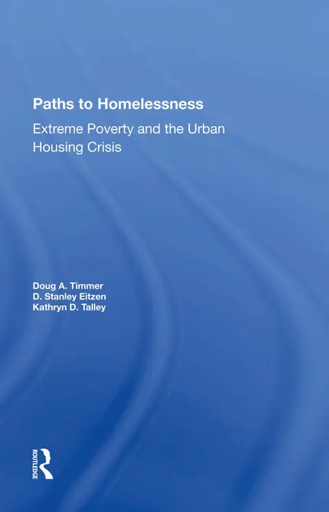 Cover of Paths to Homelessness